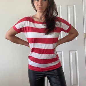 Red-white striped Windsor T-Shirt